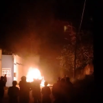 PROTESTA POR CONSTANTES APAGONES DEJA SIN ENERGÍA ELÉCTRICA A LA CIUDAD DE NAUTA