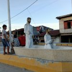 Indignación en Bellavista Nanay: denuncian el robo de las manos de la estatua de San Pedro Pescador