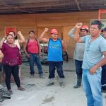 Moradores del A.H. Sol Naciente protestan por retrasos en obra de alcantarillado y exigen pagos justos